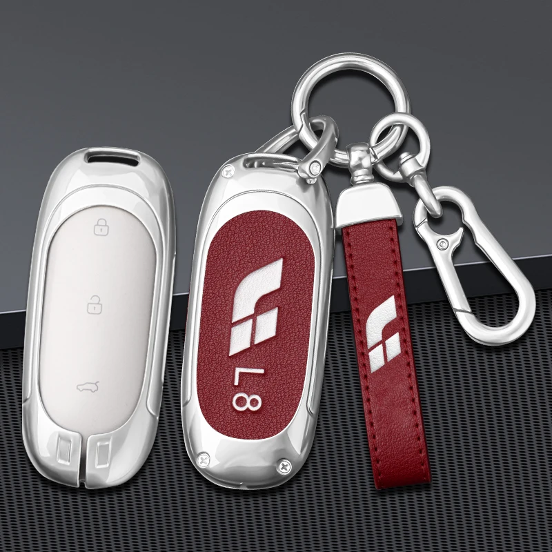 New Zinc Alloy Car Key Cover Case for Li L8 Lixiang Leading Ideal Li Auto Remote Control Keychain Protection Shell Accessories
New Zinc Alloy Car Key Cover Case for Li L8 Lixiang Leading Ideal Li Auto Remote Control Keychain Protection Shell Accessories