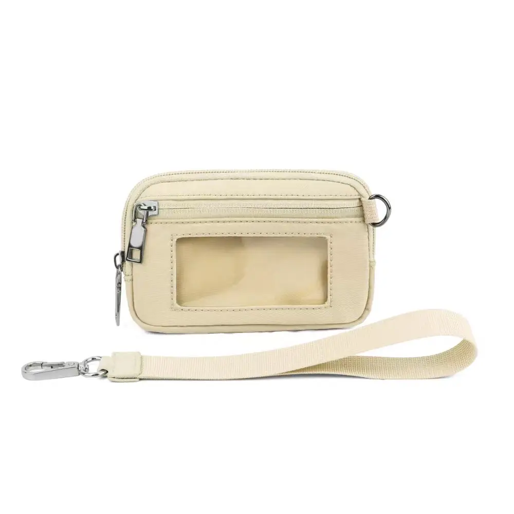 Simple Nylon Hanging Card Holder Multifunction Portable Small Square Purse Bag Waterproof Mini Coin Bag with Lanyard Male/Famale
Simple Nylon Hanging Card Holder Multifunction Portable Small Square Purse Bag Waterproof Mini Coin Bag with Lanyard Male/Famale