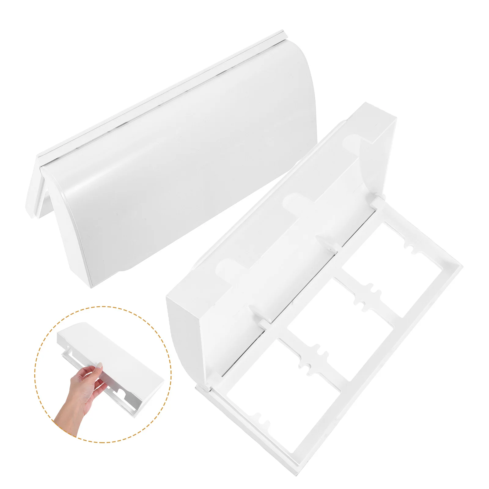 2pcs Waterproof Socket Box Triplesocket Design Splash Protection Cover for Bathrooms Kitchens High-Humidity Areas Electrical
2pcs Waterproof Socket Box Triplesocket Design Splash Protection Cover for Bathrooms Kitchens High-Humidity Areas Electrical