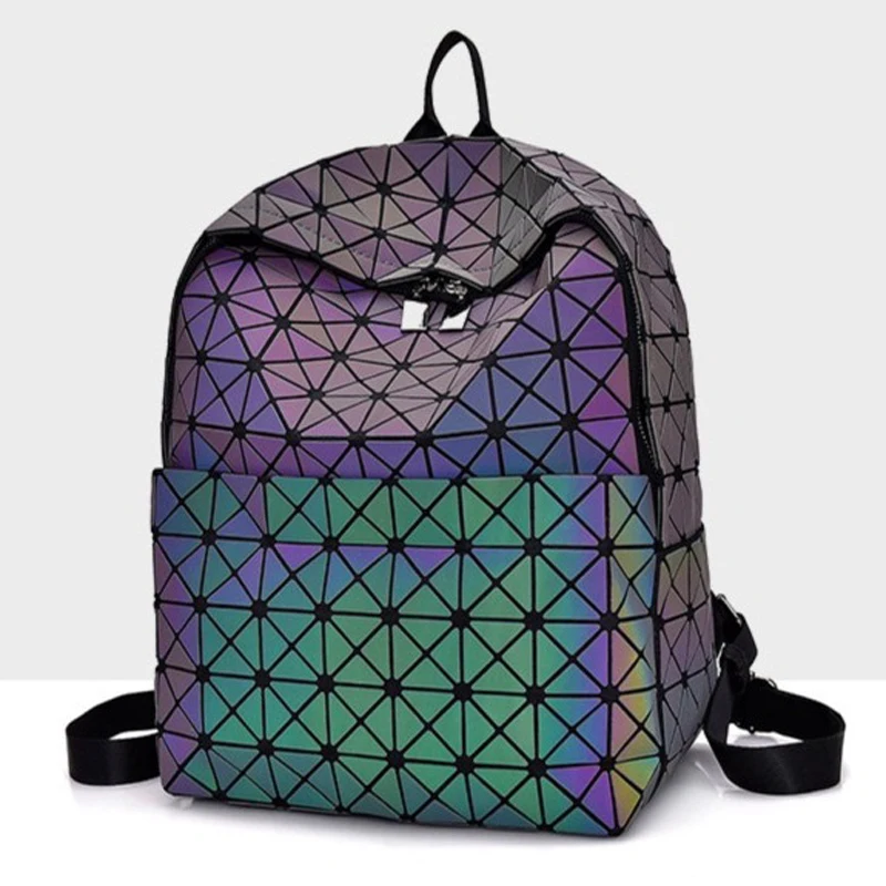 Backpack Laser Luminous Diamond Geometry Printing Large Capacity Computer School Bag
Backpack Laser Luminous Diamond Geometry Printing Large Capacity Computer School Bag
