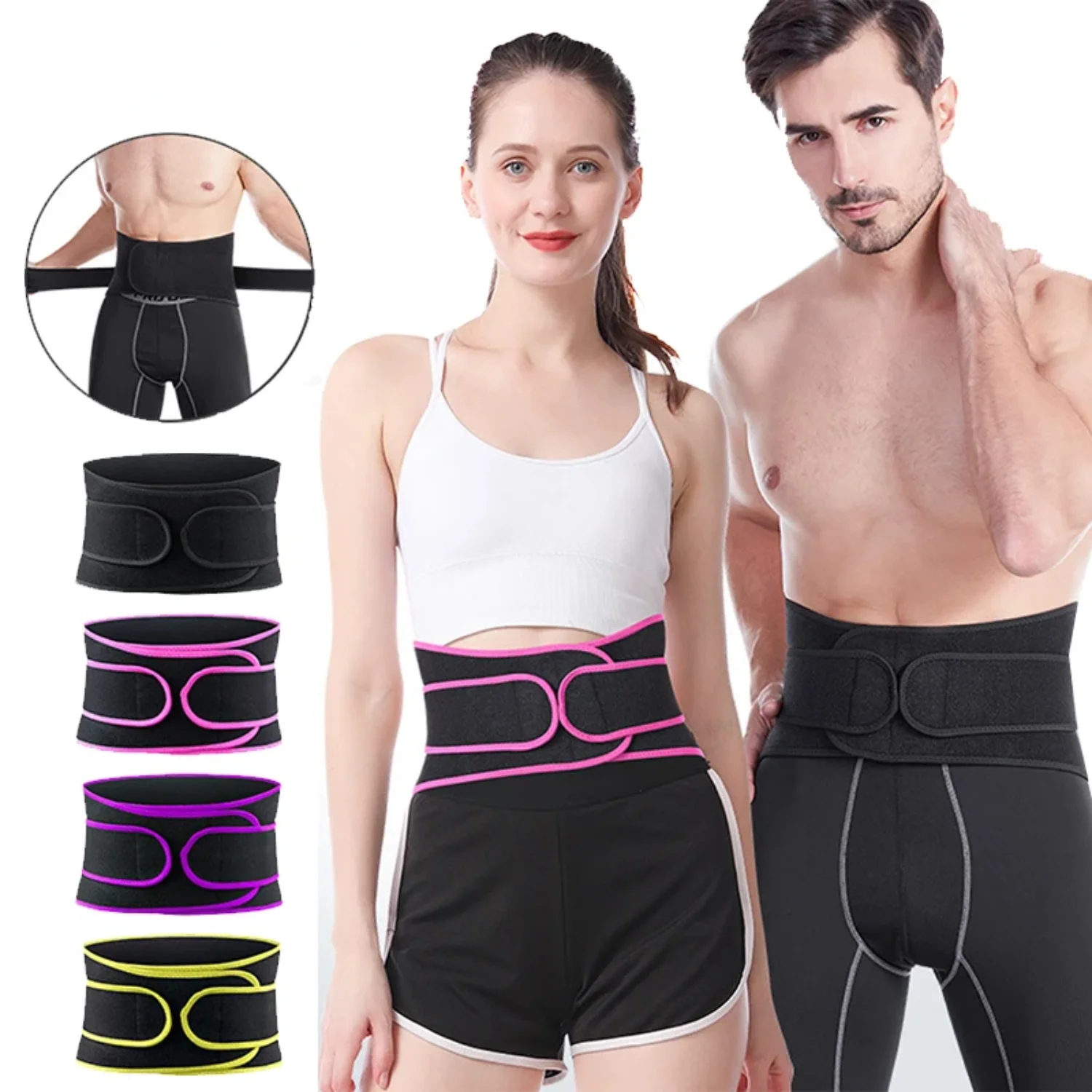 Fitness Compression Waist Support Belt Back Brace Lumbar with Breathable Dual Adjustable Straps Sports Safety Protection
Fitness Compression Waist Support Belt Back Brace Lumbar with Breathable Dual Adjustable Straps Sports Safety Protection