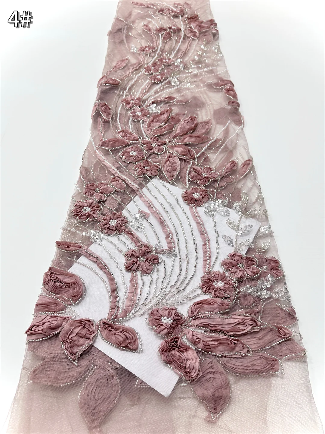 Tulle Lace Hot Sale Fabric 3D With Beads Sequins 2025 New African Nigerian French for High End Wedding Party Bride Sewing Dress
Tulle Lace Hot Sale Fabric 3D With Beads Sequins 2025 New African Nigerian French for High End Wedding Party Bride Sewing Dress