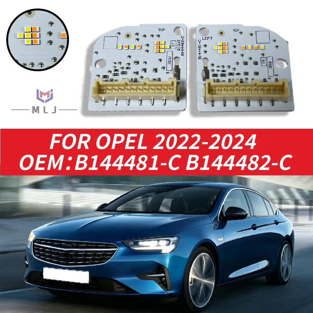 B144481-C Left B144482-C Right LED Angel Eye Source Board DRL Daytime Running Light Turn Signal Chips For Opel Corsa F 2022-2024
B144481-C Left B144482-C Right LED Angel Eye Source Board DRL Daytime Running Light Turn Signal Chips For Opel Corsa F 2022-2024