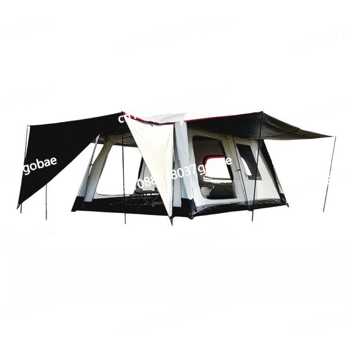 Виниловая палатка для кемпинга, две комнаты и одна гостиная, уличная палатка для кемпинга
Виниловая палатка для кемпинга, две комнаты и одна гостиная, уличная палатка для кемпинга