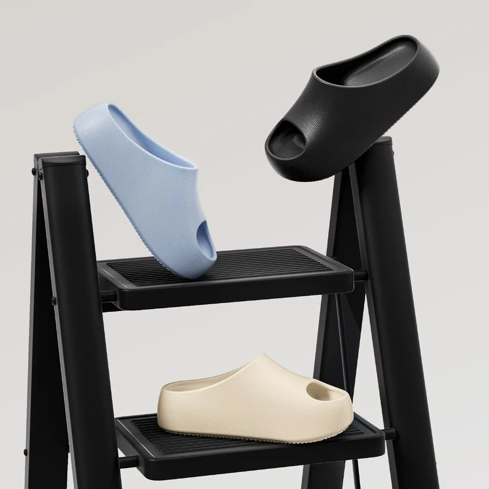 Нескользящие женские тапочки с толстой подошвой 4,5 см, однотонные, простые шлепанцы-сандалии из ЭВА для улицы и дома
Нескользящие женские тапочки с толстой подошвой 4,5 см, однотонные, простые шлепанцы-сандалии из ЭВА для улицы и дома