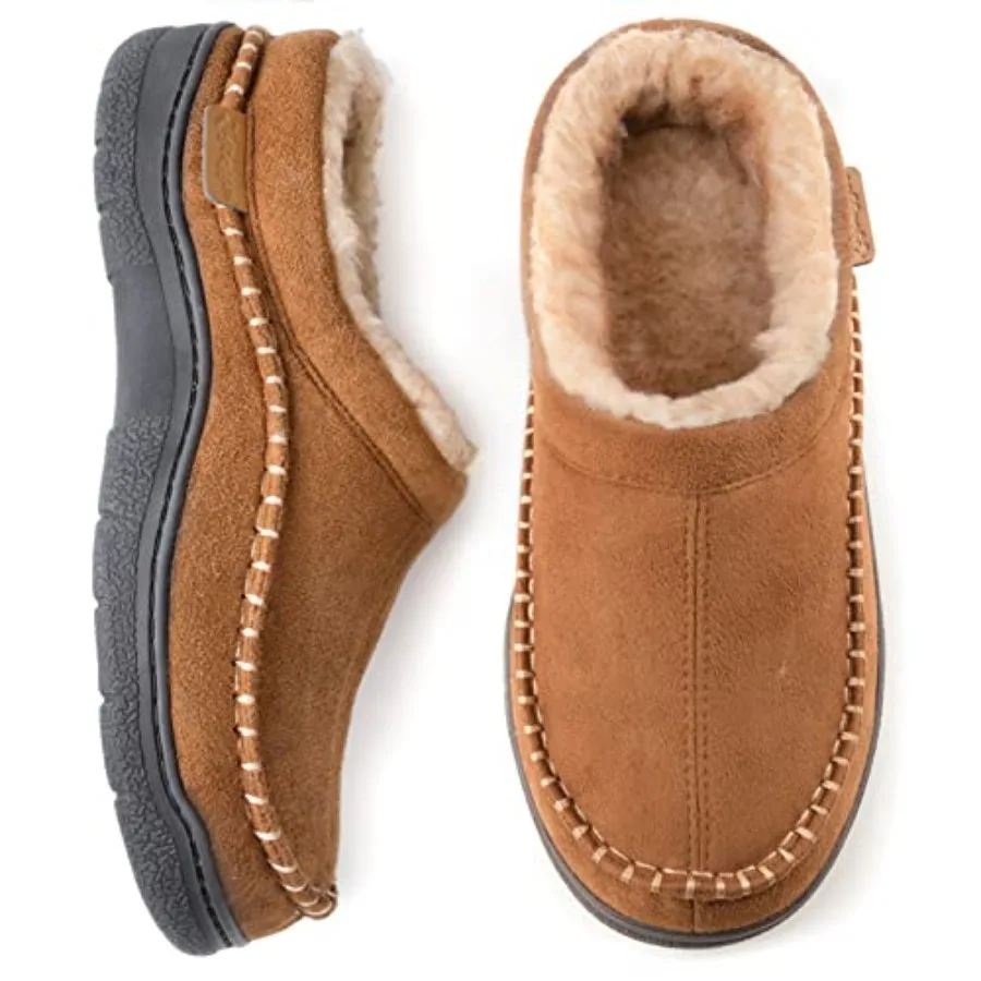 Zigzagger Men's Slip On Moccasin Slippers Indoor/Outdoor Warm Fuzzy Comfy House Shoes Fluffy Wide Loafer Slippers
Zigzagger Men's Slip On Moccasin Slippers Indoor/Outdoor Warm Fuzzy Comfy House Shoes Fluffy Wide Loafer Slippers