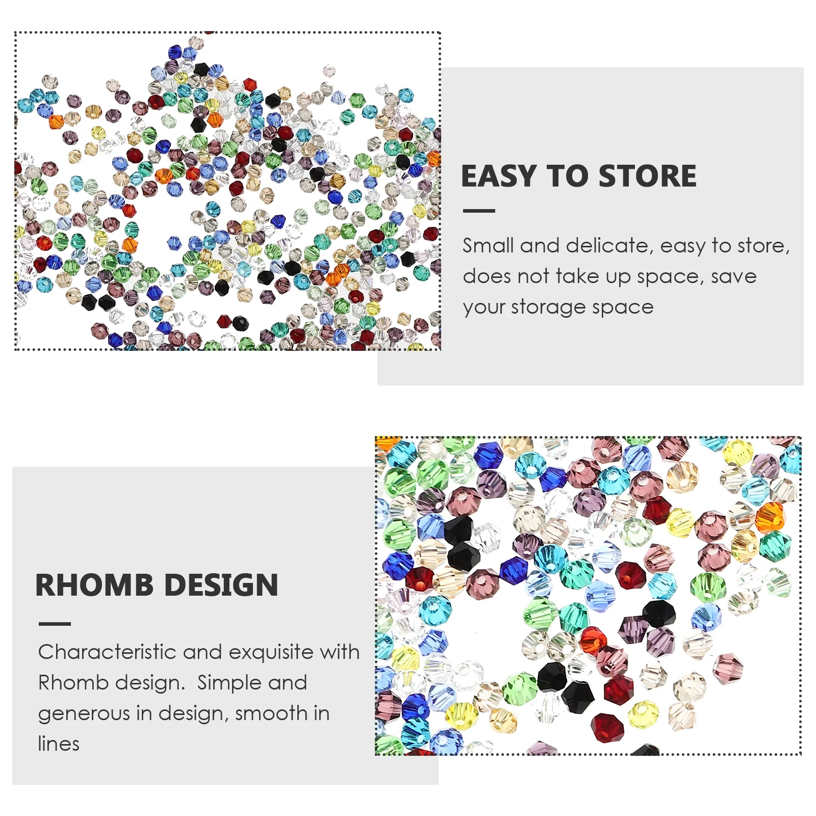 Brightly Colored Rhomb Glass Beads Perfect for DIY Jewelry Making Bracelets Necklaces Handcrafts Gifts Glass Beads
Brightly Colored Rhomb Glass Beads Perfect for DIY Jewelry Making Bracelets Necklaces Handcrafts Gifts Glass Beads