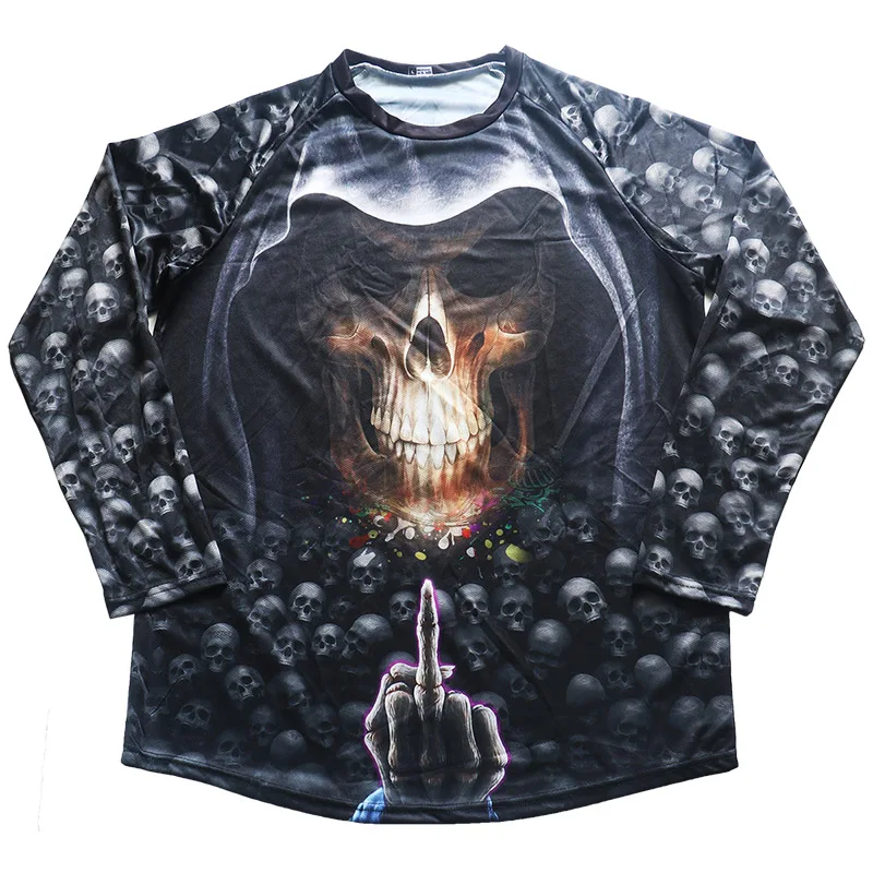 Skull Motocross Clothing Summer Shirt MTB Long Sleeve Breathable Jersey Bicycle Bib MX Mountain Ride Killer Cycling Sports Top
Skull Motocross Clothing Summer Shirt MTB Long Sleeve Breathable Jersey Bicycle Bib MX Mountain Ride Killer Cycling Sports Top