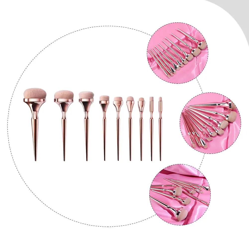 9pcs Stylish Makeup Brushes Powder Applicator Long Handle Portable Women'S Beauty Tools Gift For Valentine’S Day Mom
9pcs Stylish Makeup Brushes Powder Applicator Long Handle Portable Women'S Beauty Tools Gift For Valentine’S Day Mom