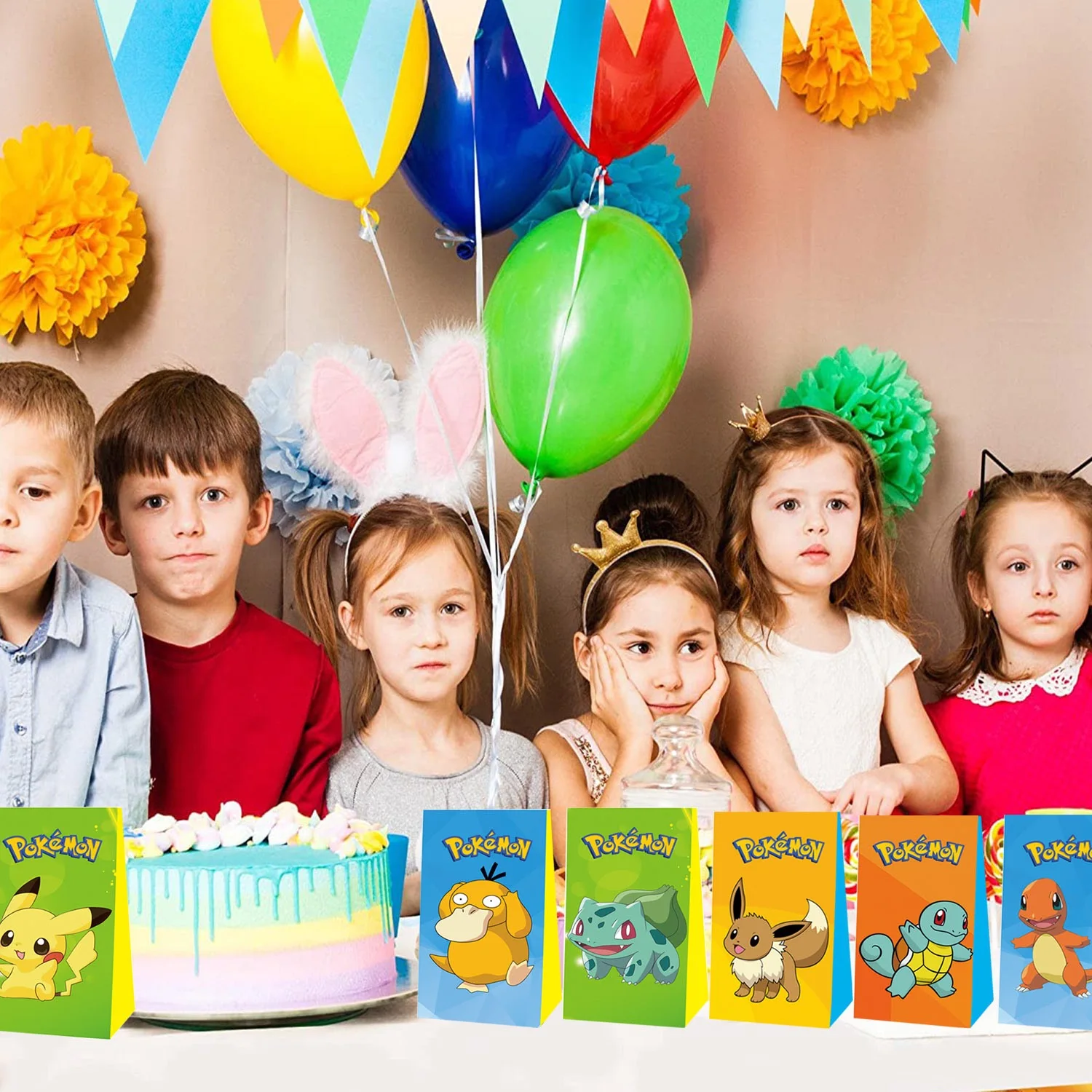 12/24/36PCS Pikachu Pokemon-themed birthday party Anime Candy Party Gift Kraft paper Bag Sticker set Baby shower supply
12/24/36PCS Pikachu Pokemon-themed birthday party Anime Candy Party Gift Kraft paper Bag Sticker set Baby shower supply