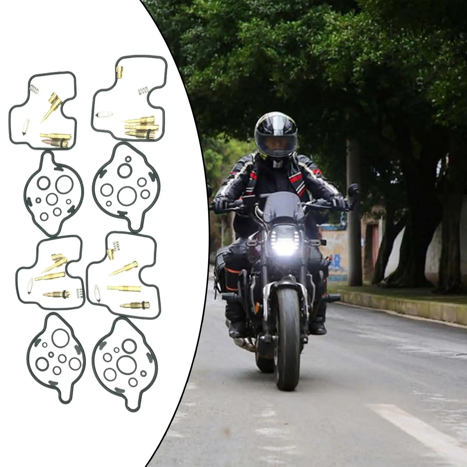 Ремонт карбюратора 16155-Mbz-K31 с колодками для мотоцикла Hornet 
Ремонт карбюратора 16155-Mbz-K31 с колодками для мотоцикла Hornet