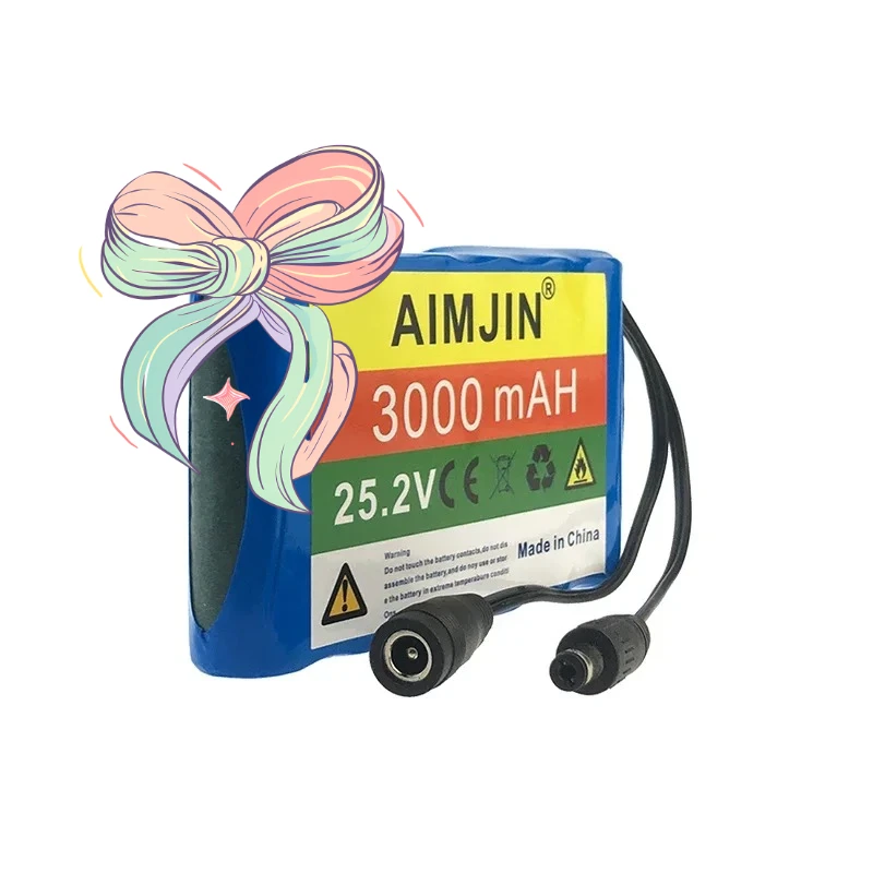 6S1P 25.2V 3000mAh Lithium-ion Rechargeable Battery Pack, Suitable for Power Supply of Electric Toys, Electronic Products, etc
6S1P 25.2V 3000mAh Lithium-ion Rechargeable Battery Pack, Suitable for Power Supply of Electric Toys, Electronic Products, etc