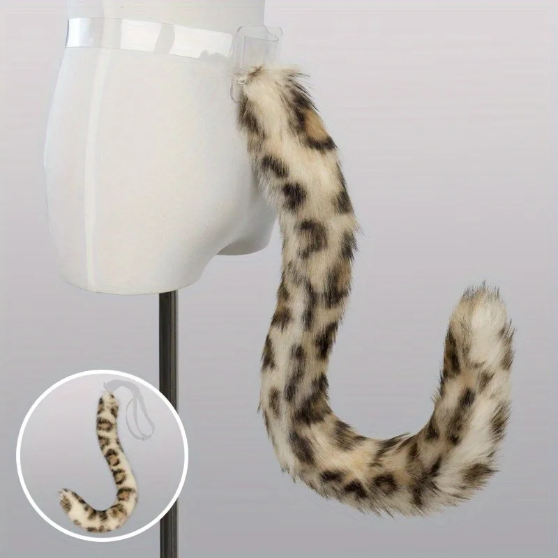 Handmade simulation leopard tail cute plush bobcat tail Comic-Con live play props
Handmade simulation leopard tail cute plush bobcat tail Comic-Con live play props