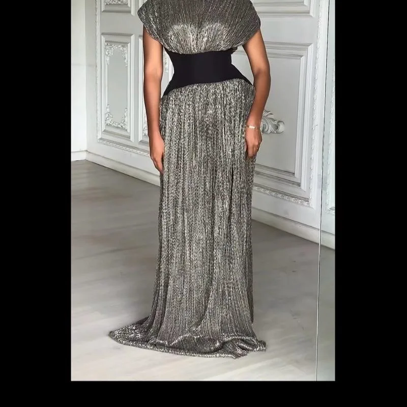 Retro Elegant Sves Dress Long Skirt Cross-Border Neutral Style Seven-Sleeve Other Material 100% Citywalk Q 91979
Retro Elegant Sves Dress Long Skirt Cross-Border Neutral Style Seven-Sleeve Other Material 100% Citywalk Q 91979
