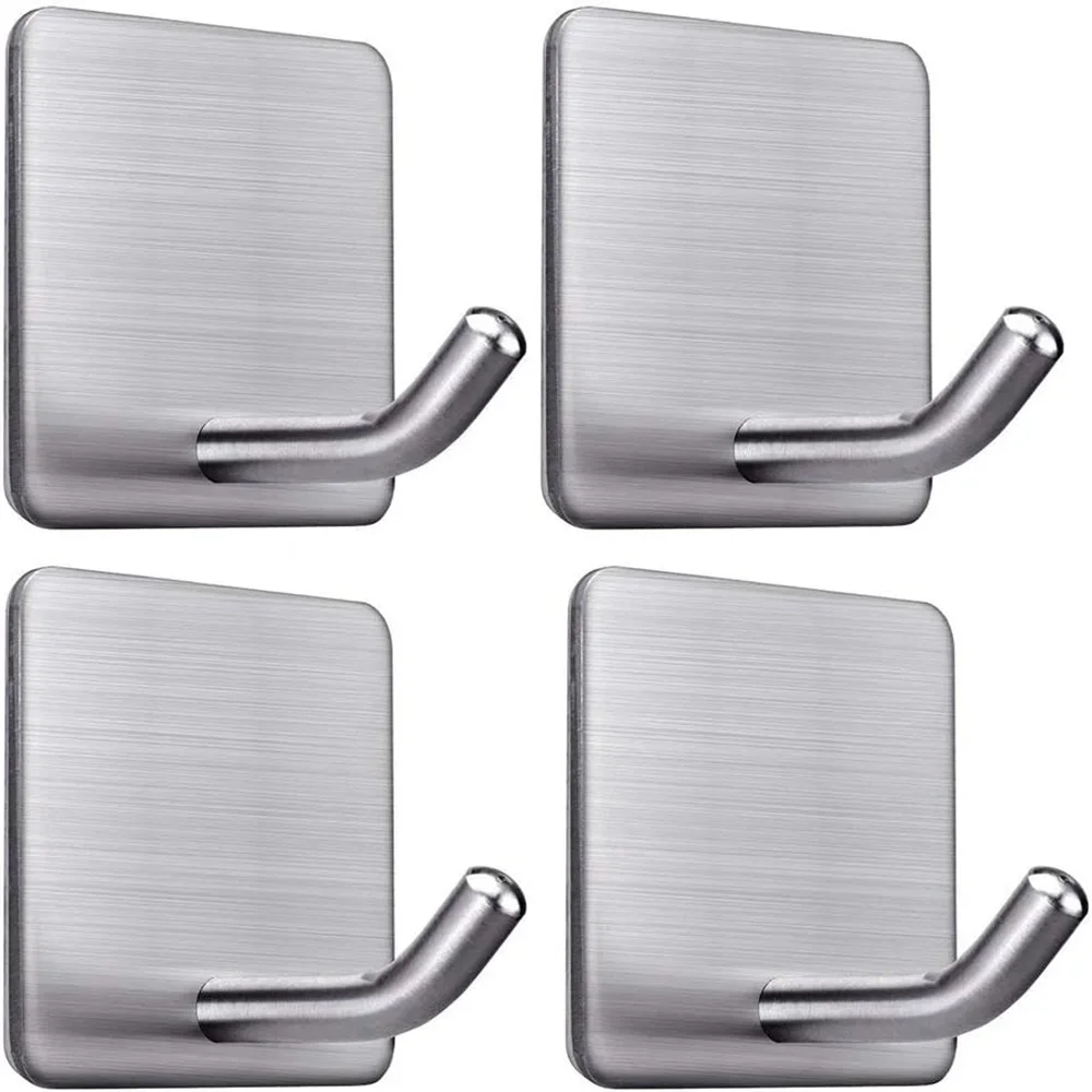 Heavy Duty Adhesive Towel Stainless Steel Adhesive Hook Hanging Bathroom Kitchen Holder Sticky Silver Hanger Glass Hook
Heavy Duty Adhesive Towel Stainless Steel Adhesive Hook Hanging Bathroom Kitchen Holder Sticky Silver Hanger Glass Hook