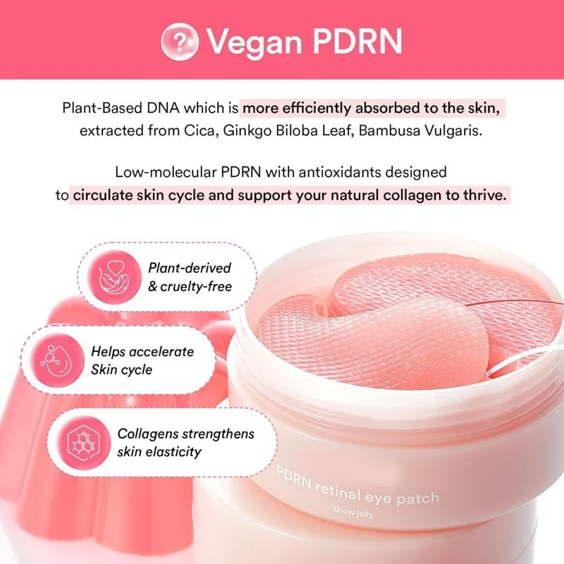 60 шт., Abib PDRN Retinal Patch, корейский светящийся желе, пластырь для ухода за глазами, полное проникновение эссенции, укрепляющий и лифтинг, корейский Skincar
60 шт., Abib PDRN Retinal Patch, корейский светящийся желе, пластырь для ухода за глазами, полное проникновение эссенции, укрепляющий и лифтинг, корейский Skincar