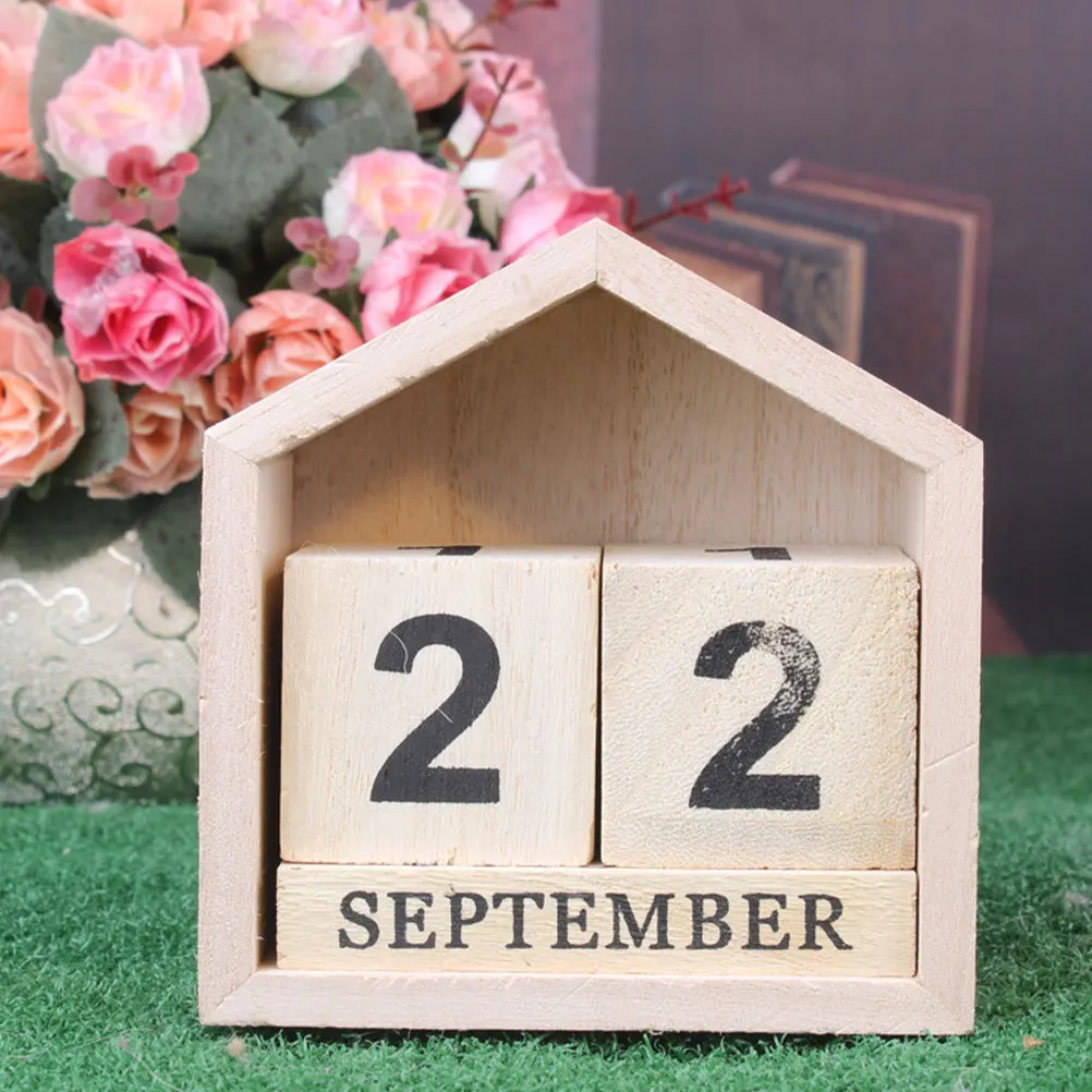 1Pcs Wooden Desk Calendar House Style Manual Change Calendar Retro Desktop Adornment for Home Office Decor Wood Tone
1Pcs Wooden Desk Calendar House Style Manual Change Calendar Retro Desktop Adornment for Home Office Decor Wood Tone