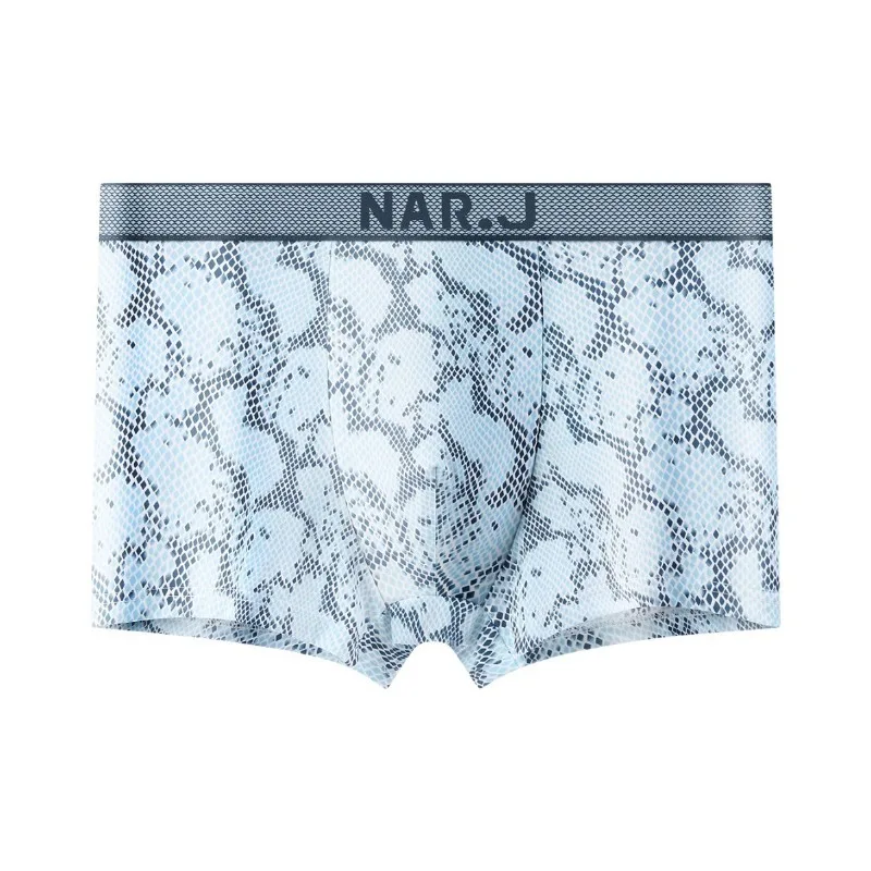 Serpentine Print Shorts U Convex Pouch Middle Waist Man Flat Boxers Sexy Ice Silk Underwear Breathable Lingerie Erotic Panties
Serpentine Print Shorts U Convex Pouch Middle Waist Man Flat Boxers Sexy Ice Silk Underwear Breathable Lingerie Erotic Panties