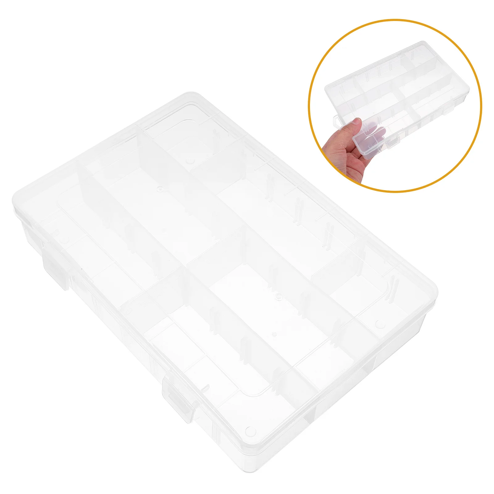 Large Capacity Art Supplies Organizer Transparent Plastic Pencil Case Durable Storage Box for School Stuff Pens Markers
Large Capacity Art Supplies Organizer Transparent Plastic Pencil Case Durable Storage Box for School Stuff Pens Markers
