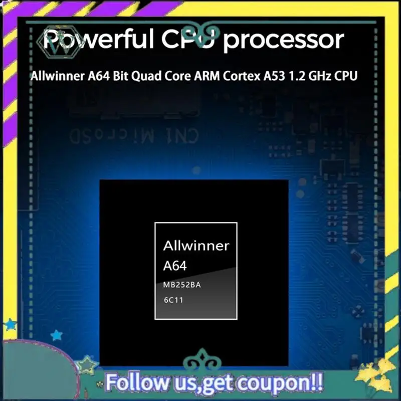 NEW For Banana Pi BPI-M64 Development Board Allwinner A64 2GB DDR3 8G EMMC 1000Mbps Wifi+BT Support For Linux Raspberry Pi
NEW For Banana Pi BPI-M64 Development Board Allwinner A64 2GB DDR3 8G EMMC 1000Mbps Wifi+BT Support For Linux Raspberry Pi