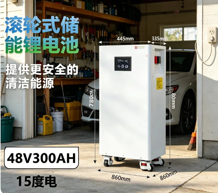 48V/51.2V 300Ah Lithium Iron Phosphate Battery, 15KWh Home Solar Energy Storage With RS485 Communication
48V/51.2V 300Ah Lithium Iron Phosphate Battery, 15KWh Home Solar Energy Storage With RS485 Communication