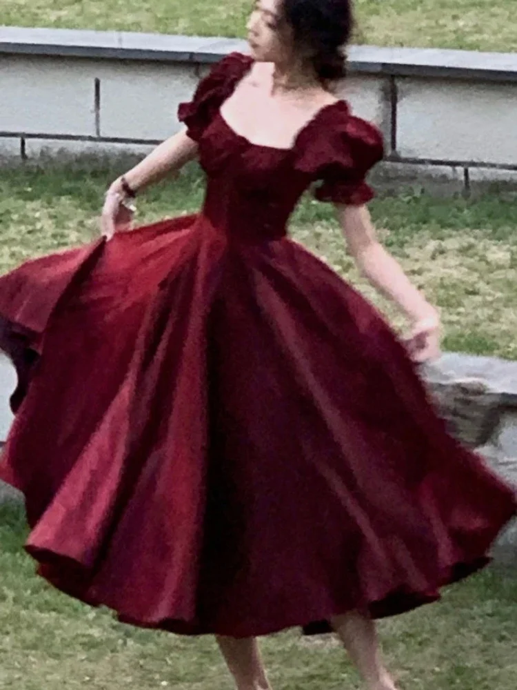 Elegant and Chic Women Fashion New Wedding Dress Spring Summer Casual A-Line Party Prom Dresses Female Birthday Clothes Robe
Elegant and Chic Women Fashion New Wedding Dress Spring Summer Casual A-Line Party Prom Dresses Female Birthday Clothes Robe