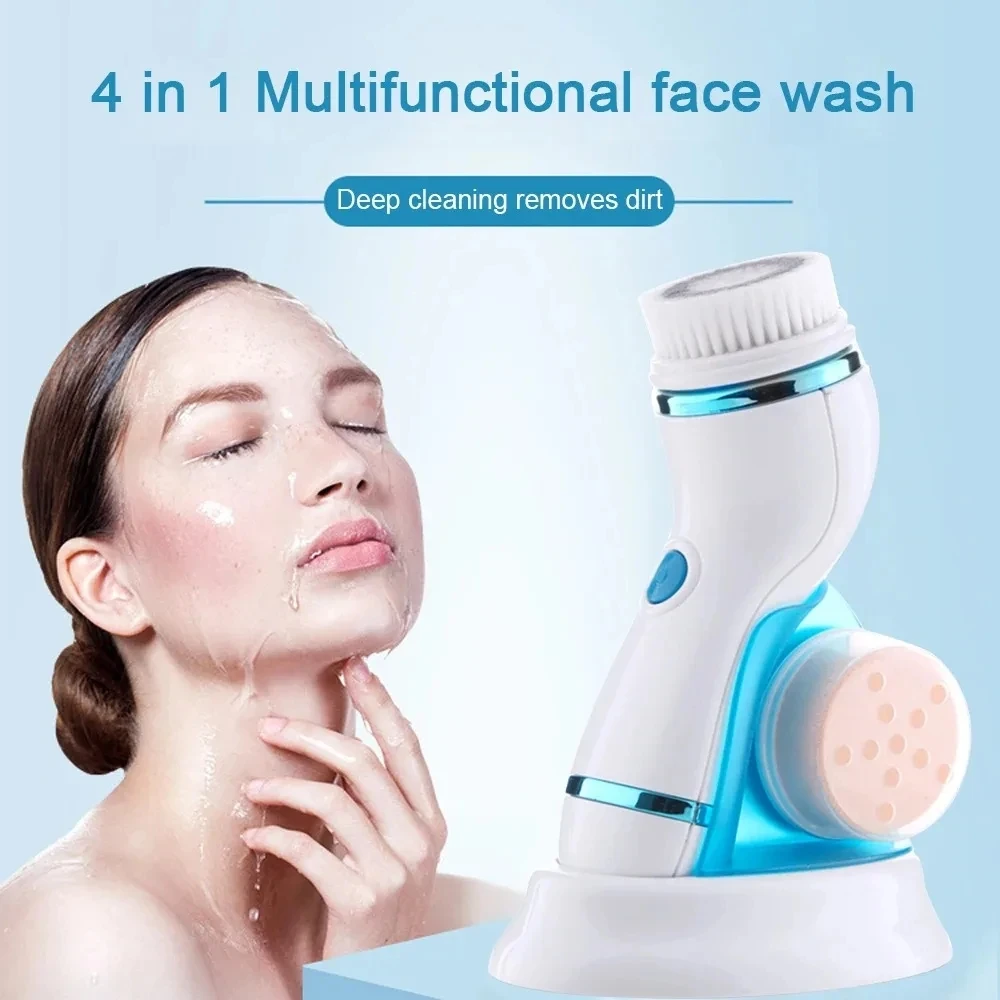 Silica gel face washer multi-function vibration massage cleaning brush roller massager ultrasonic cleaning brush
Silica gel face washer multi-function vibration massage cleaning brush roller massager ultrasonic cleaning brush
