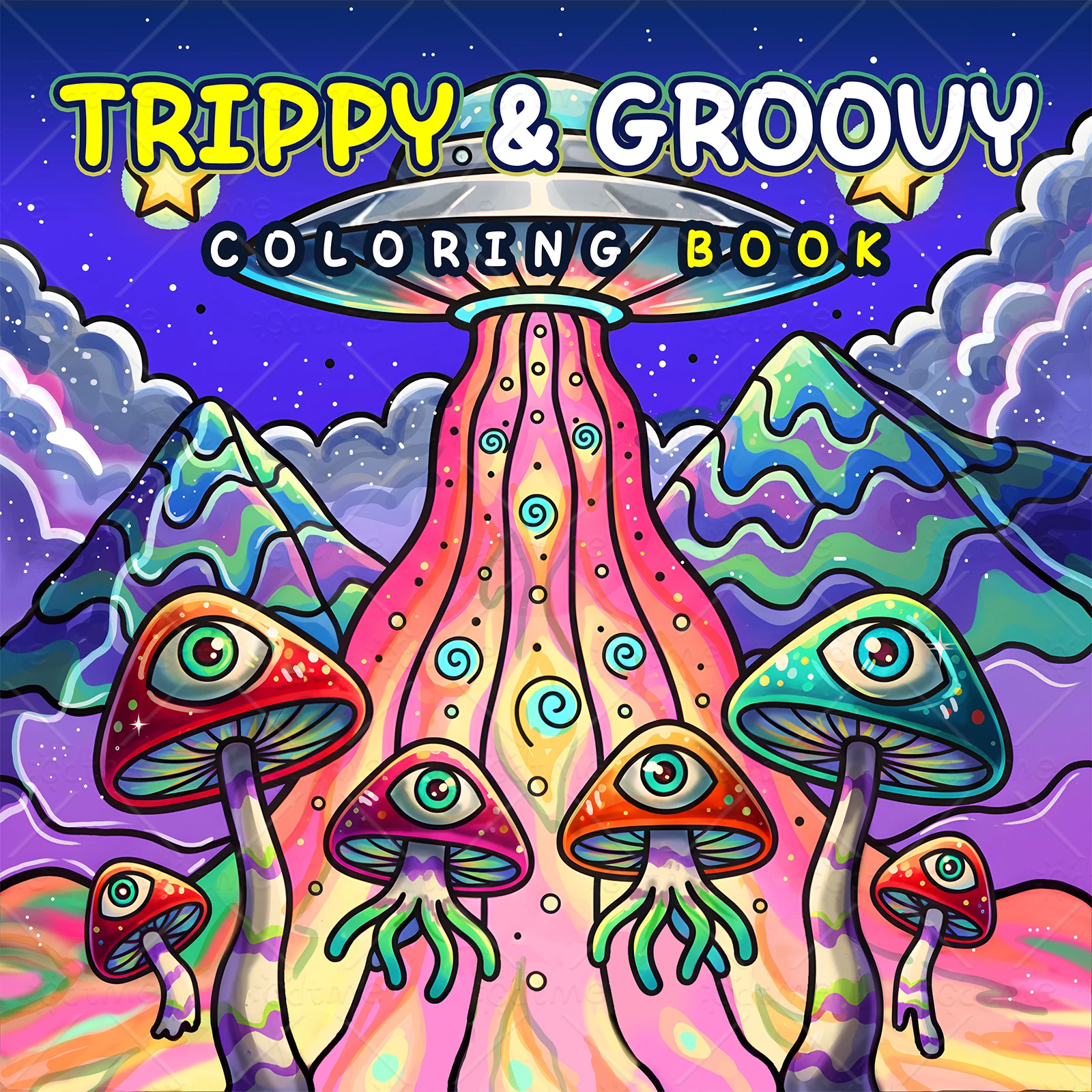 TRIPPY & GROOUY Bold-easy Patterns Coloring Book for Adults Cute Drawing Book Perfect Gift for Party and Birthday
TRIPPY & GROOUY Bold-easy Patterns Coloring Book for Adults Cute Drawing Book Perfect Gift for Party and Birthday 