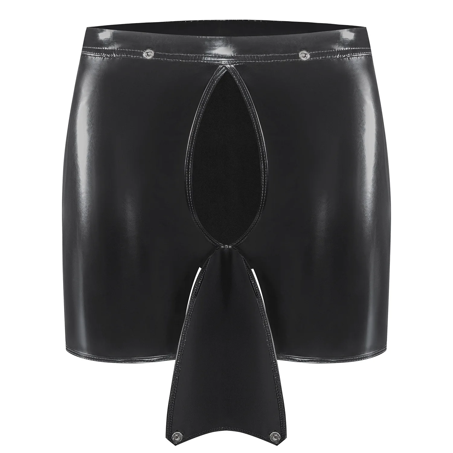 Sexy Men PVC Shorts Open Crotch Faux Leather Lingerie U Convex Pouch Black Red Boxers Underwear hombre Underpants New
Sexy Men PVC Shorts Open Crotch Faux Leather Lingerie U Convex Pouch Black Red Boxers Underwear hombre Underpants New