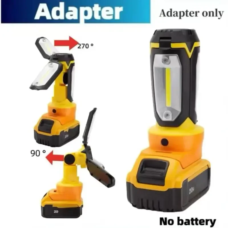 For Dewalt Flashlight LED Work Light For Dewalt 18V Battery Light Outdoor Portable Lamp Camping Flashlig( Lantern Only)
For Dewalt Flashlight LED Work Light For Dewalt 18V Battery Light Outdoor Portable Lamp Camping Flashlig( Lantern Only)