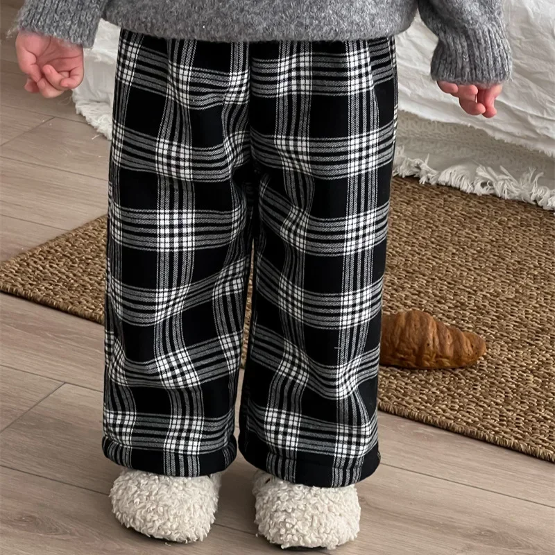2025 New Children Pants Winter New Plus Velvet Girl's Pants Plaid Casual 1 2 3 4 5 6 7 Years Old Kid's Pant Trousers
2025 New Children Pants Winter New Plus Velvet Girl's Pants Plaid Casual 1 2 3 4 5 6 7 Years Old Kid's Pant Trousers
