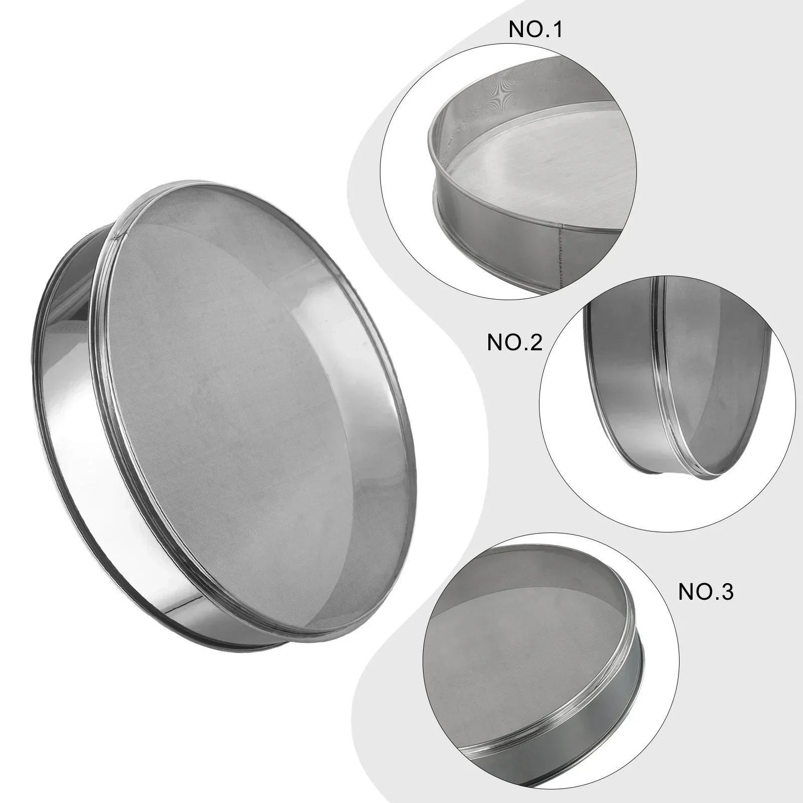 Brand New Practical Flour Sifter Flour Sieve Sugar Filter Convenient Easy To Clean Oil Strainer Sifter Stainless Steel
Brand New Practical Flour Sifter Flour Sieve Sugar Filter Convenient Easy To Clean Oil Strainer Sifter Stainless Steel