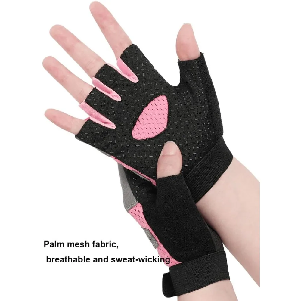 Breathable Workout Gloves for Women with Enhanced Grip and Wrist Support for Weight Lifting Gym Fitness Training Cycling Exercise Equipment Perfect for Cross Training Yoga Pilates and Home Workouts with Anti-Slip Palm
Breathable Workout Gloves for Women with Enhanced Grip and Wrist Support for Weight Lifting Gym Fitness Training Cycling Exercise Equipment Perfect for Cross Training Yoga Pilates and Home Workouts with Anti-Slip Palm