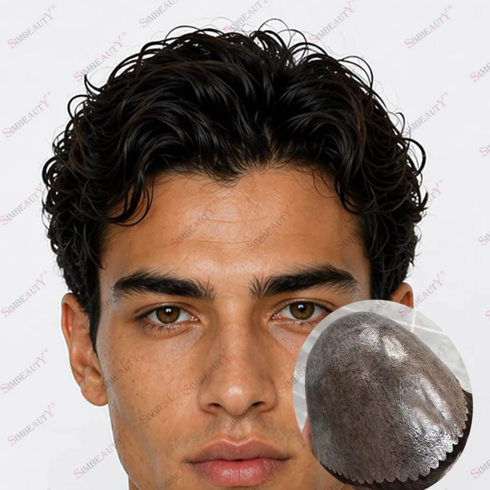 30mm Wavy Natural Hairline Black Grey 1B65 Men's Toupee 5# Brown Super Durable Thin Skin Male Remy Hair Wigs Human Hair Toupee
30mm Wavy Natural Hairline Black Grey 1B65 Men's Toupee 5# Brown Super Durable Thin Skin Male Remy Hair Wigs Human Hair Toupee