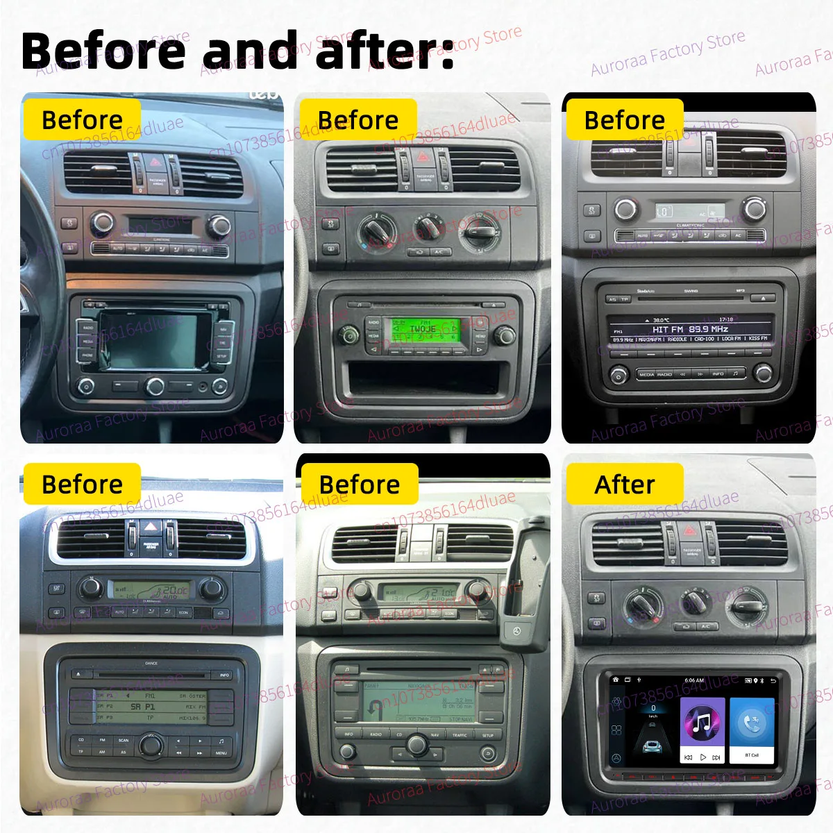 2Din Android Radio Car Multimedia for Skoda Fabia 2 II MK2 Roomster Praktik 2008-2014 9" Screen Wireless Carplay Autoradio GPS
2Din Android Radio Car Multimedia for Skoda Fabia 2 II MK2 Roomster Praktik 2008-2014 9" Screen Wireless Carplay Autoradio GPS