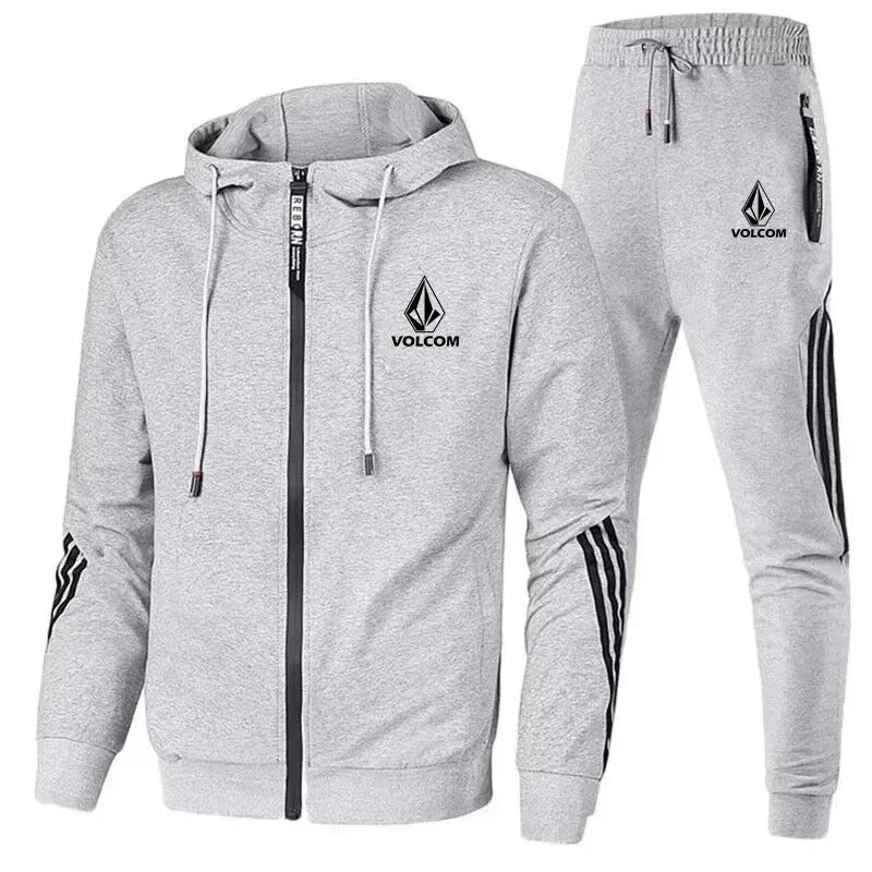 Spring and autumn new men's casual sports set, fashionable outdoor fitness basketball, men's zipper jacket + pants 2-piece set
Spring and autumn new men's casual sports set, fashionable outdoor fitness basketball, men's zipper jacket + pants 2-piece set