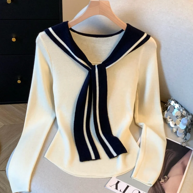 Поддерживает дропшиппинг, вязаный свитер с шалью в студенческом стиле, полосатый цветной блок, простой универсальный свитер, теплый утолщенный
Поддерживает дропшиппинг, вязаный свитер с шалью в студенческом стиле, полосатый цветной блок, простой универсальный свитер, теплый утолщенный