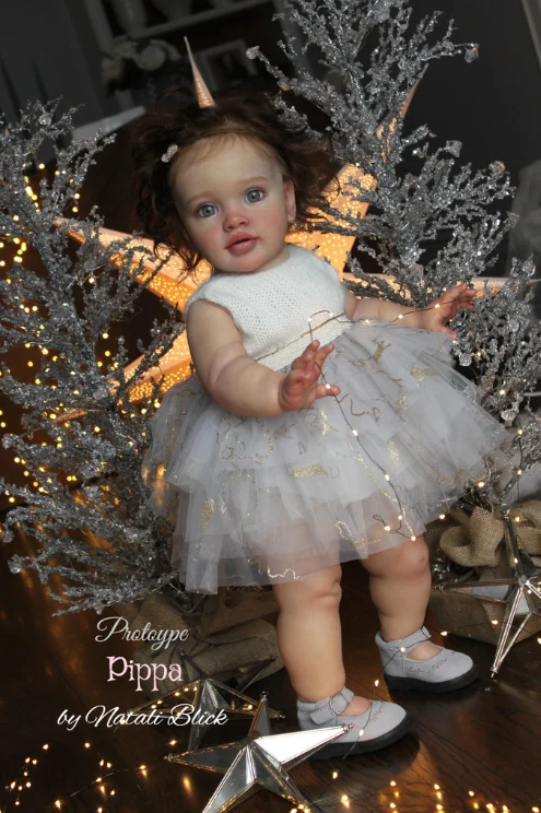 26Inch Reborn Pippa Unfinished Doll Parts Huge Size Lifelike Baby Toddler Doll with Cloth Body and Eyes DIY Kits
26Inch Reborn Pippa Unfinished Doll Parts Huge Size Lifelike Baby Toddler Doll with Cloth Body and Eyes DIY Kits
