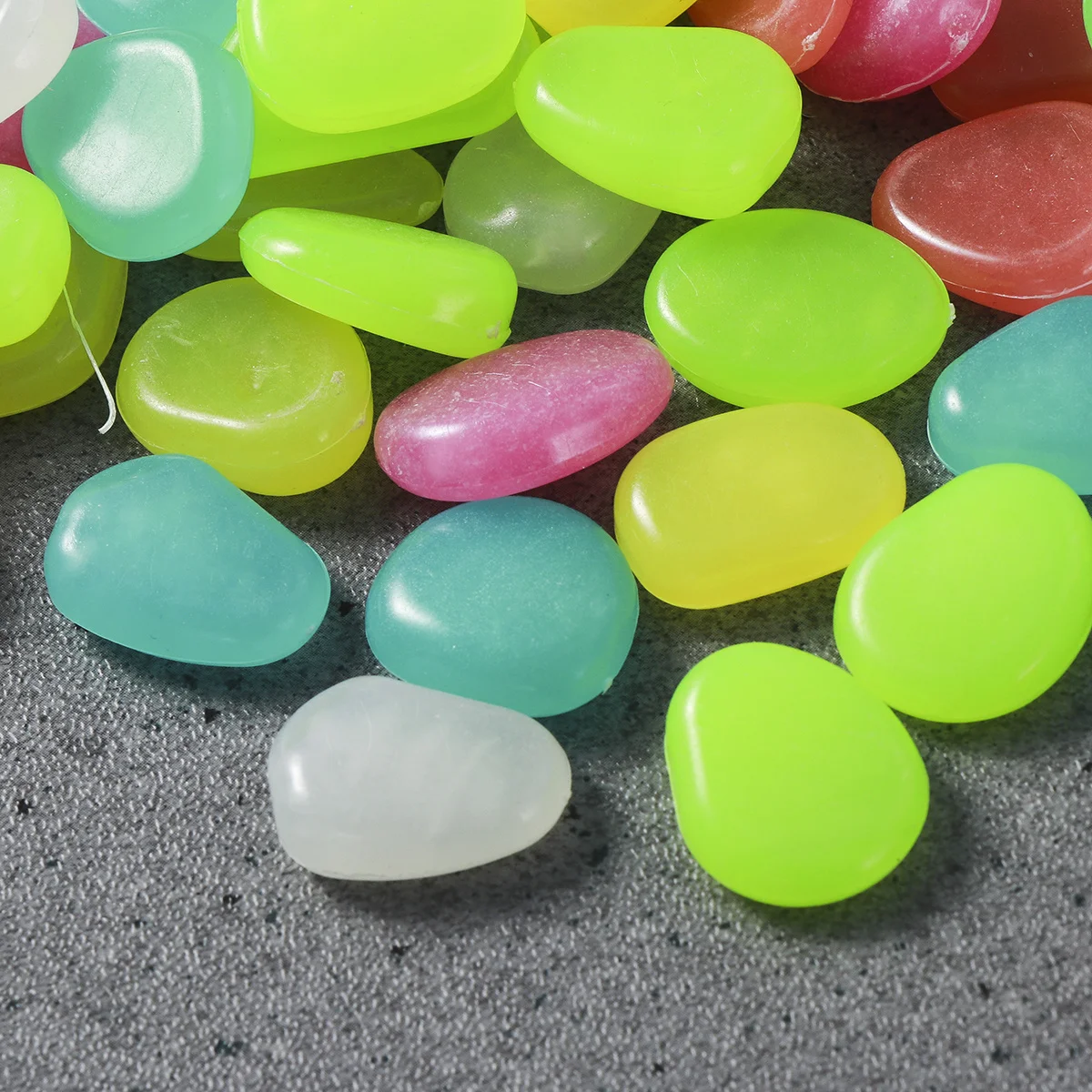 100Pcs Glow Pebble Stones for Fish Tank Aquarium Decoration Luminous Gravel Ornament Garden Yard Cobblestone Pebble
100Pcs Glow Pebble Stones for Fish Tank Aquarium Decoration Luminous Gravel Ornament Garden Yard Cobblestone Pebble