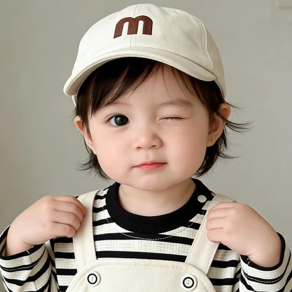 Cute Letter Embroidered Baby Baseball Cap Solid Color Thin Infant Sun Hat Adjustable Short Brim Visors for Baby Boys Girls
Cute Letter Embroidered Baby Baseball Cap Solid Color Thin Infant Sun Hat Adjustable Short Brim Visors for Baby Boys Girls
