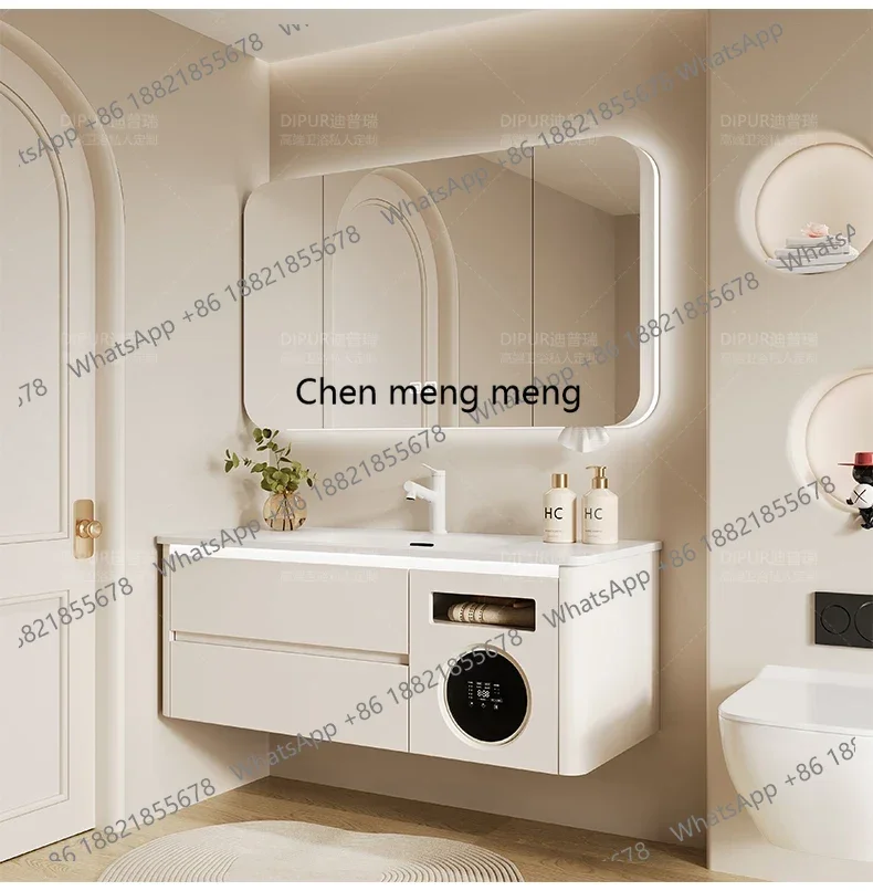 Bathroom cabinet underwear washing and drying washing machine wash basin beauty wash basin Corian integrated basin
Bathroom cabinet underwear washing and drying washing machine wash basin beauty wash basin Corian integrated basin