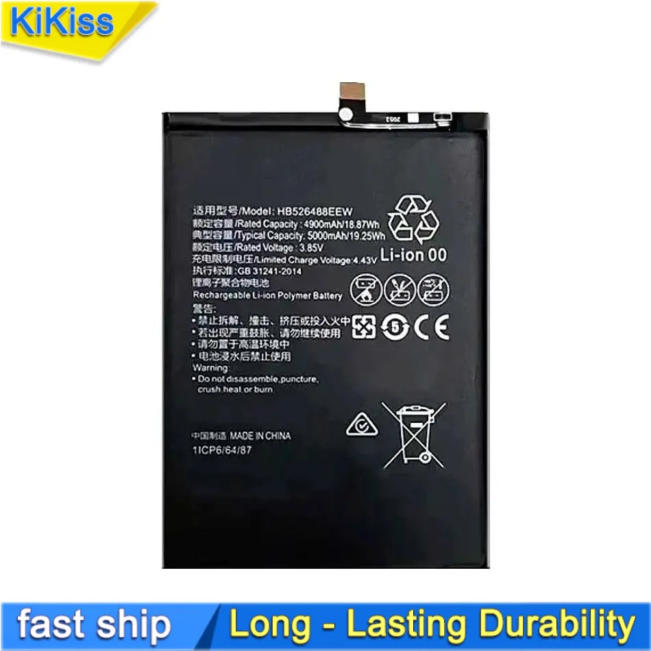 Mobile Phone Battery For Huawei P Smart 2021, Ppa-L22, Ppa-LX2 HB526488EEW Fast Charging 5000Mah
Mobile Phone Battery For Huawei P Smart 2021, Ppa-L22, Ppa-LX2 HB526488EEW Fast Charging 5000Mah