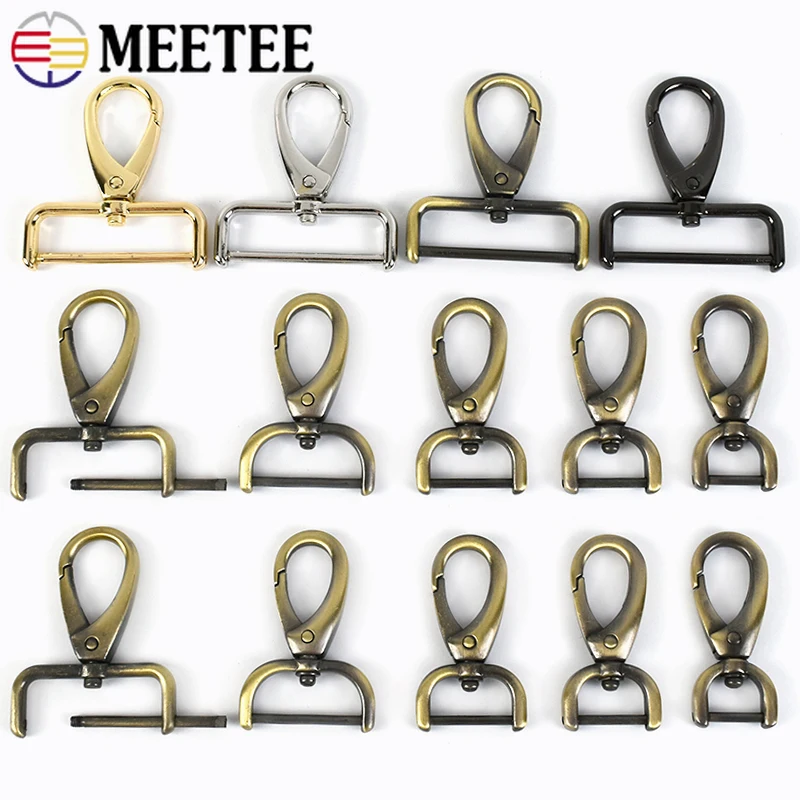 5Pcs Meetee 13-38mm Metal Swivel Lobster Clasp Detachable Keychain Hook Webbing Bag Strap Snap Connector Buckle DIY Accessories
5Pcs Meetee 13-38mm Metal Swivel Lobster Clasp Detachable Keychain Hook Webbing Bag Strap Snap Connector Buckle DIY Accessories