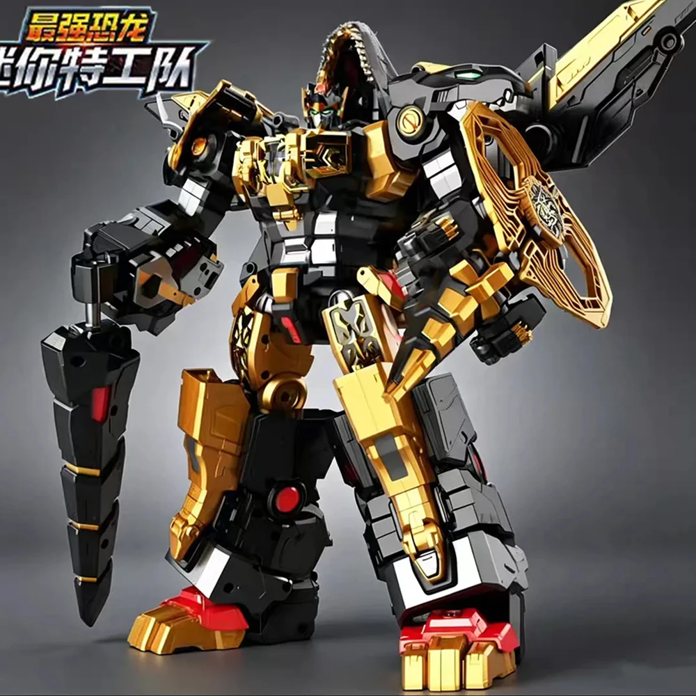 Mini Force Cloak Force Dinoid Warrior REX KAISER BLACK EDITION Transformation Robot Dinosaur Deformation Giganoto Dino Toys
Mini Force Cloak Force Dinoid Warrior REX KAISER BLACK EDITION Transformation Robot Dinosaur Deformation Giganoto Dino Toys
