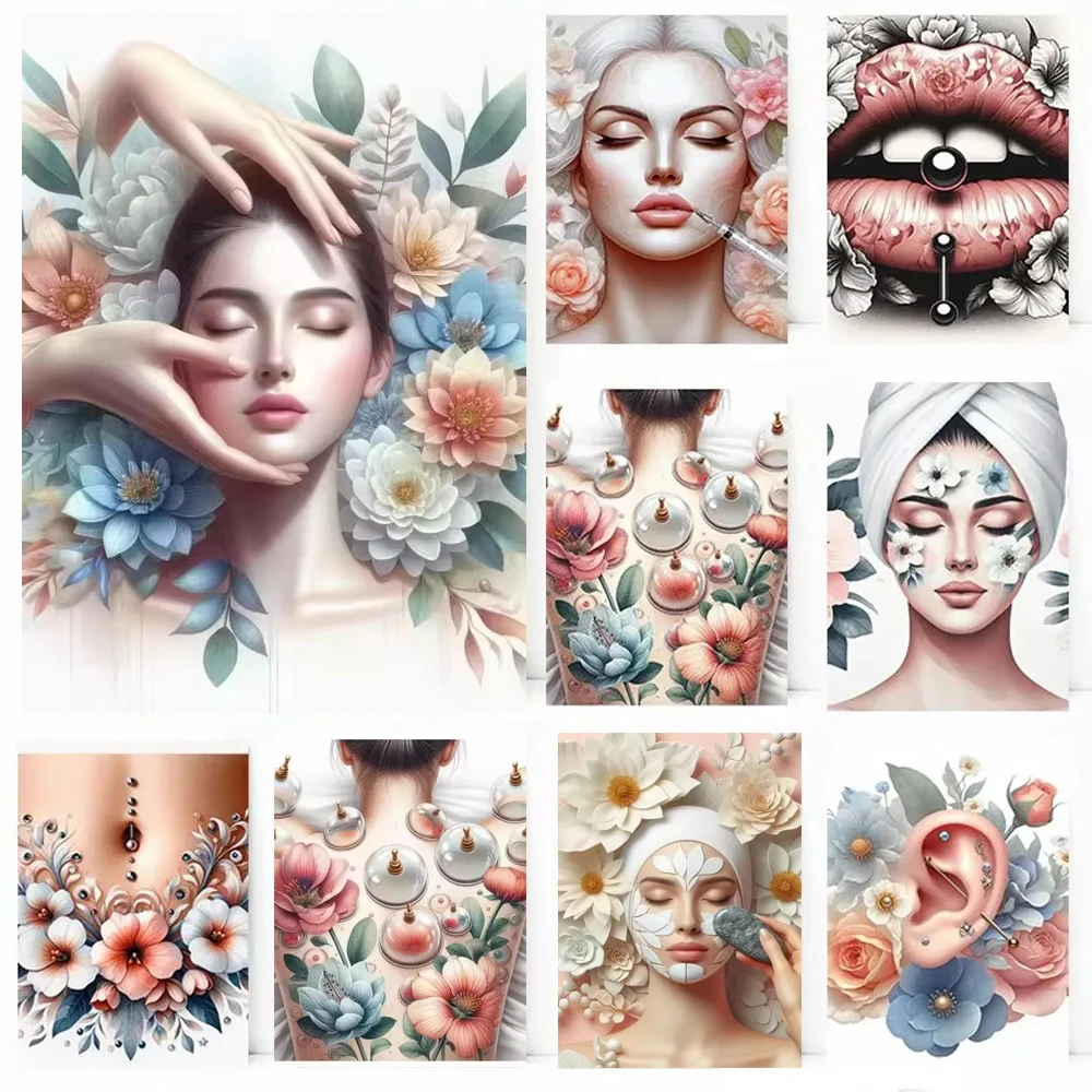 Nail Beauty Salon Spa Manicure Face Massage 5D DIY Handmade Full Drill Diamond Painting Wall Art Mosaic Pictures Home Decor Gift
Nail Beauty Salon Spa Manicure Face Massage 5D DIY Handmade Full Drill Diamond Painting Wall Art Mosaic Pictures Home Decor Gift