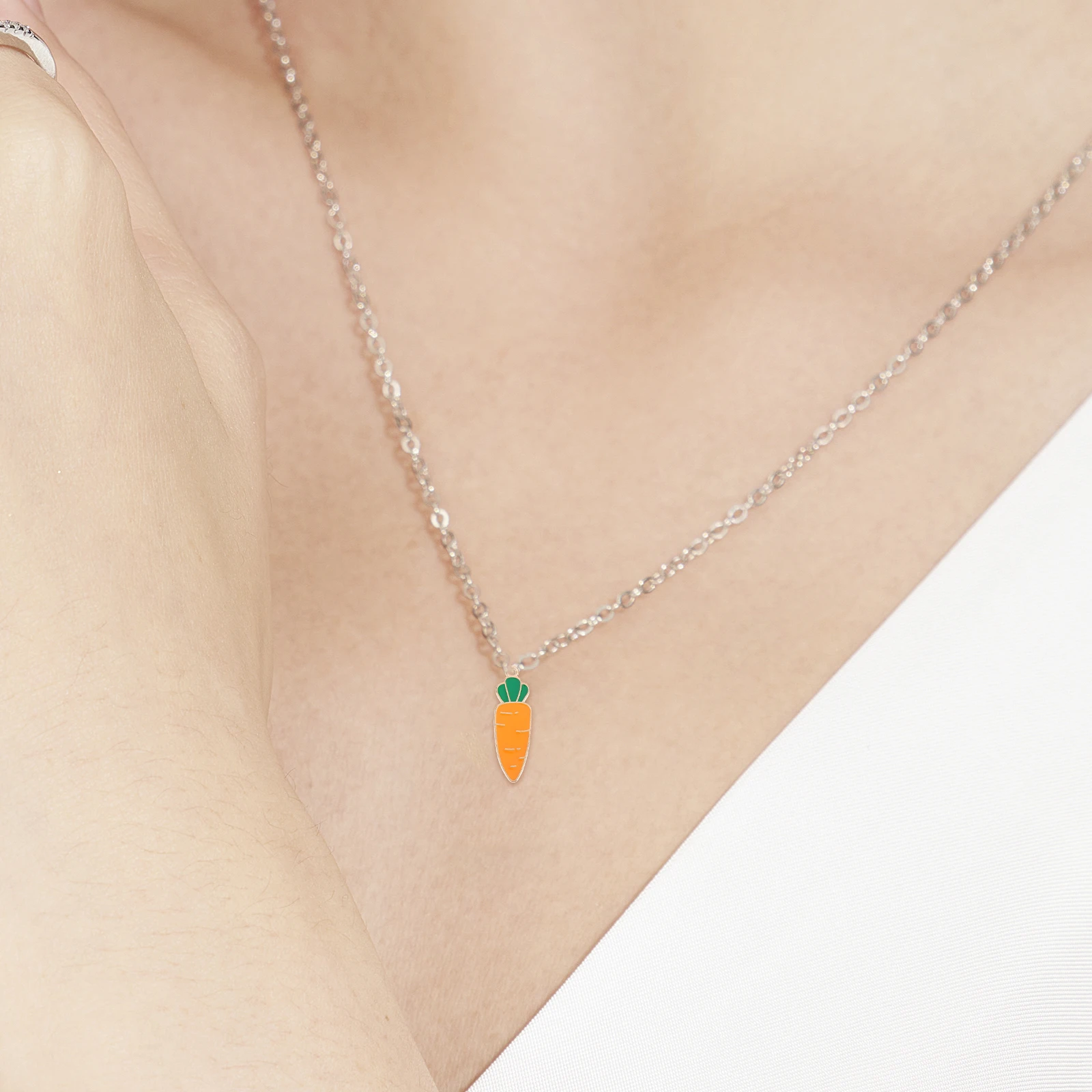 Vegetable Carrot Pendant 10 Pcs Necklace DIY Pendant Jewelry Making Charms Lightweight Portable Creative Design Handmade
Vegetable Carrot Pendant 10 Pcs Necklace DIY Pendant Jewelry Making Charms Lightweight Portable Creative Design Handmade