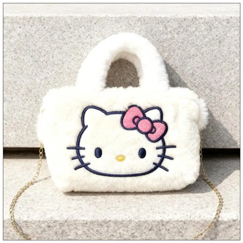 Милая плюшевая сумка Hello Kitty, новая зимняя сумка через плечо, вместительная сумка-тоут для поездок на работу, женская сумка на плечо
Милая плюшевая сумка Hello Kitty, новая зимняя сумка через плечо, вместительная сумка-тоут для поездок на работу, женская сумка на плечо