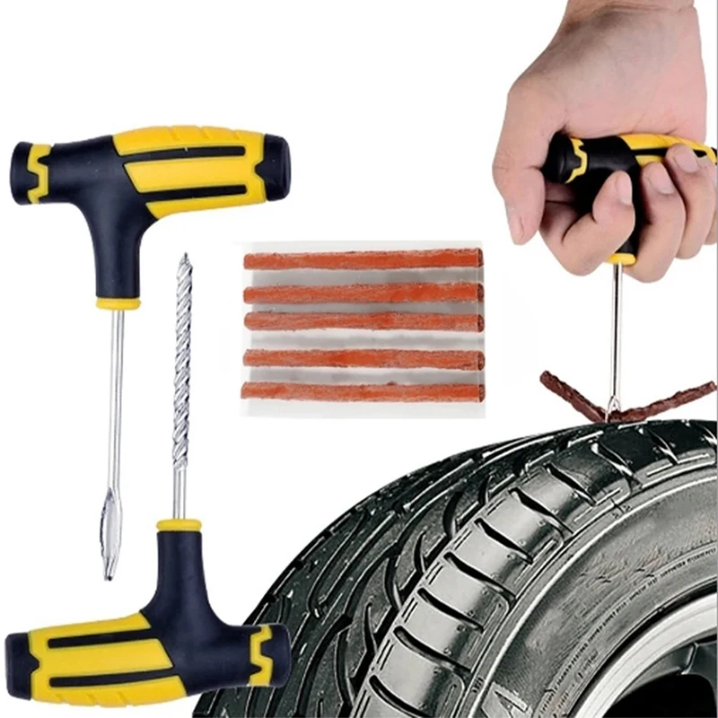 3Pcs/Set Car Disease Repair Tool Kits Stud Tool Kits For Cars Bicycles Tubeless Puncture Plugs Garage Tools With Rubber Bands
3Pcs/Set Car Disease Repair Tool Kits Stud Tool Kits For Cars Bicycles Tubeless Puncture Plugs Garage Tools With Rubber Bands