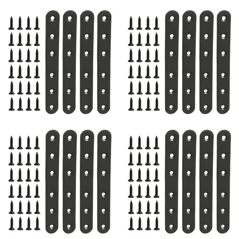 A84X-16 PCS Flat Straight Bracket Stainless Steel Mending Plate For Wood Metal Repair Joining Bracket For Furniture Wooden
A84X-16 PCS Flat Straight Bracket Stainless Steel Mending Plate For Wood Metal Repair Joining Bracket For Furniture Wooden