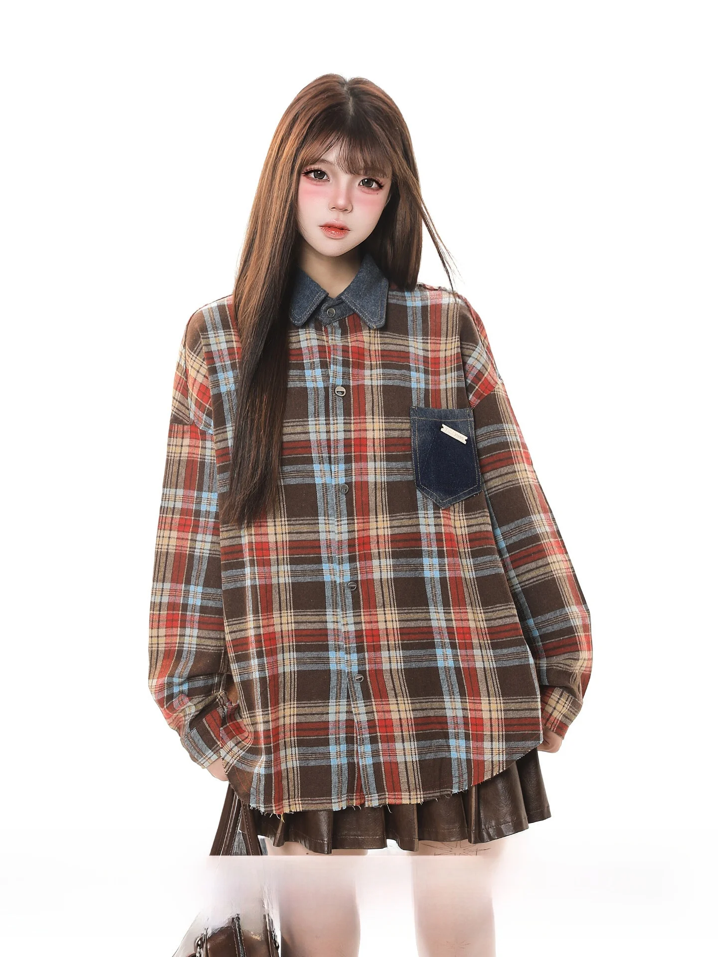 Американское ретро-пальто с длинными рукавами для женщин, свободное повседневное пальто с воротником, весна-осень, новая модель, цветные блоки, повседневный стиль
Американское ретро-пальто с длинными рукавами для женщин, свободное повседневное пальто с воротником, весна-осень, новая модель, цветные блоки, повседневный стиль